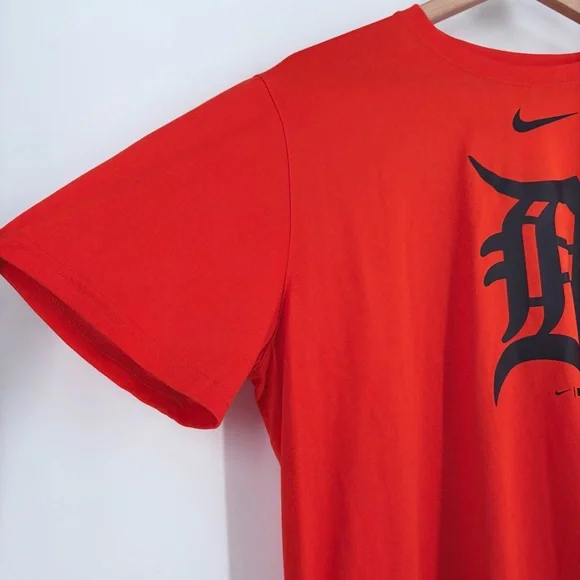Nike Mens Orange Detroit Tigers Legend Fuse Large Logo Dri-FIT T-Shirt - Picture 4 of 6